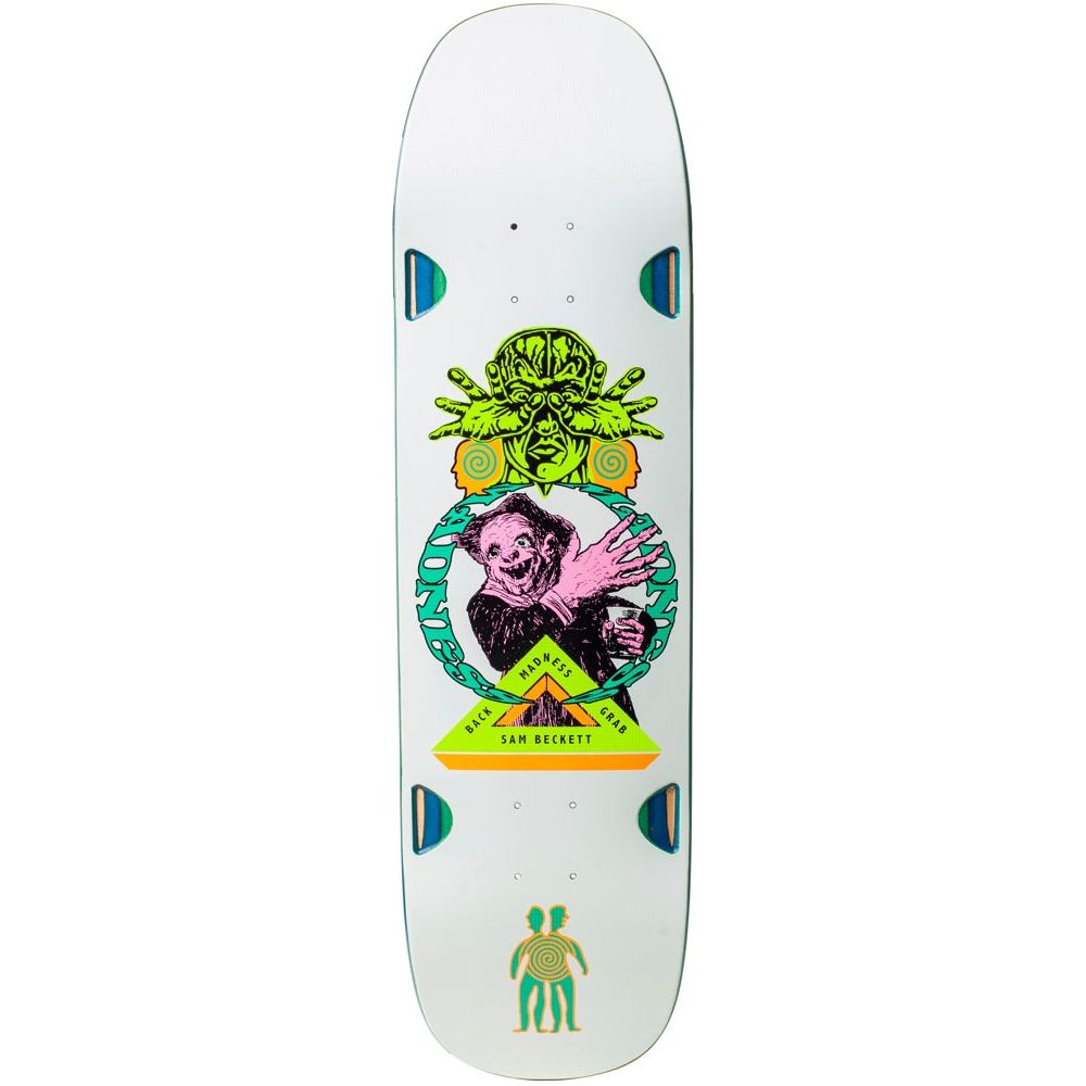 Madness Decks Sam Back Grab Impact Light 8.75 Skateboard Deck