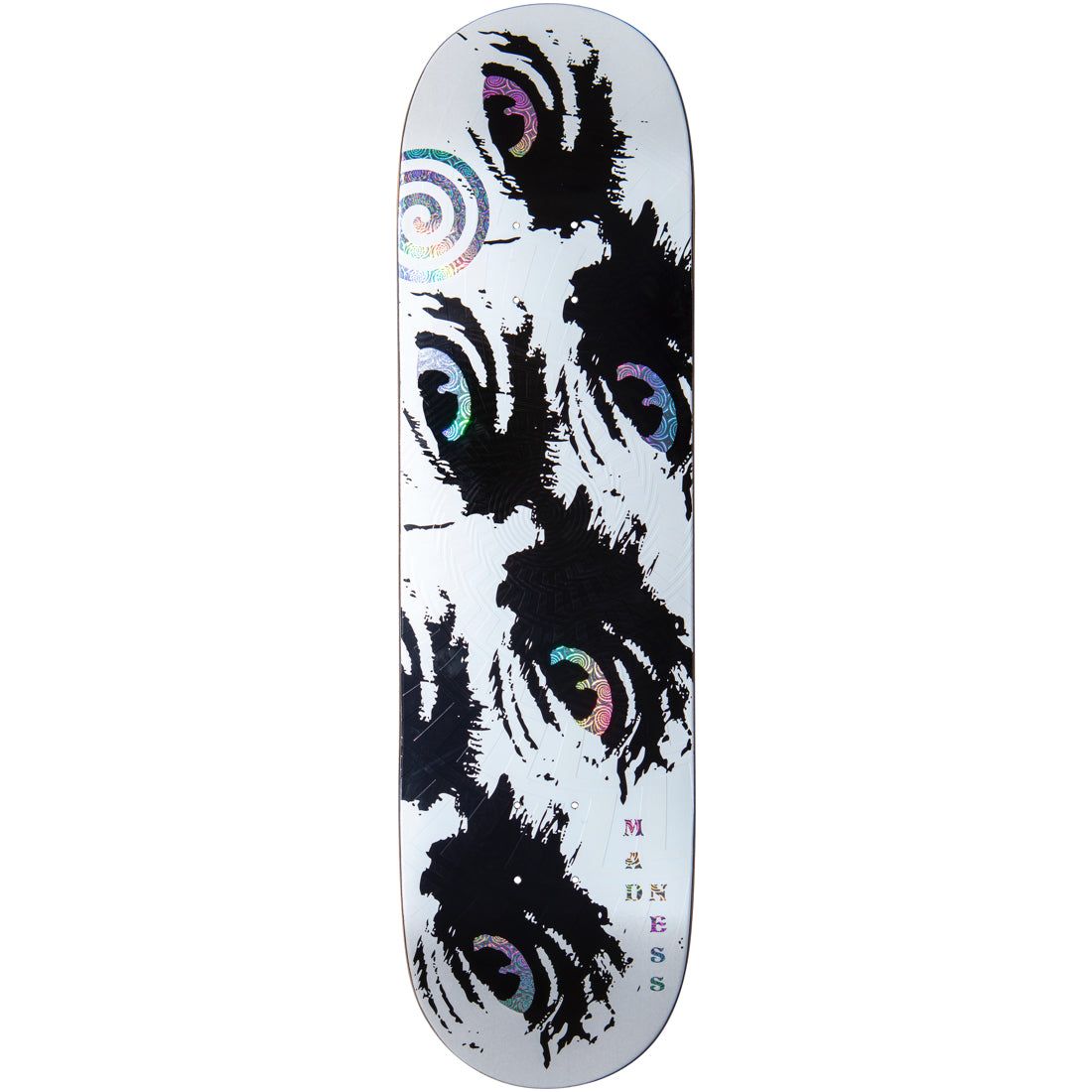 Madness Side Eye Swirls Super Sap R7 8.5 Skateboard Deck