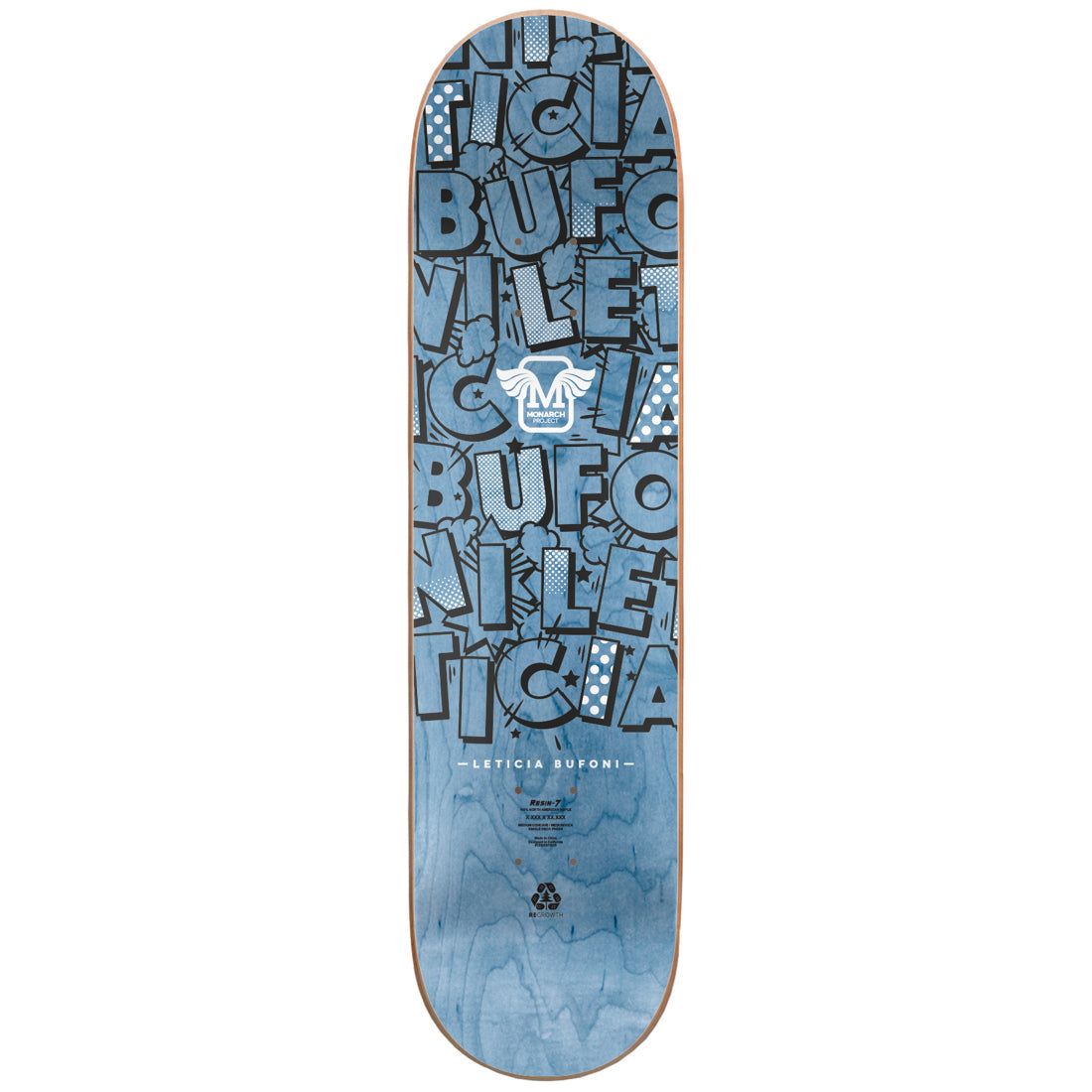 Monarch Project Decks Leticia Rialto R7 7.75 Skateboard Deck