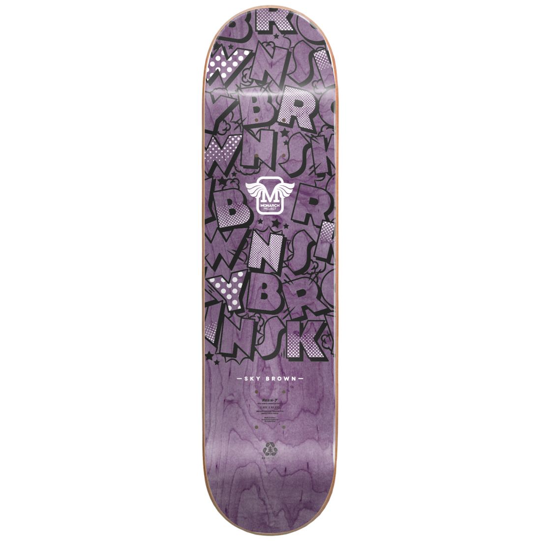 Monarch Project Decks Sky &quot;Rialto&quot; R7 8.0 Skateboard Deck