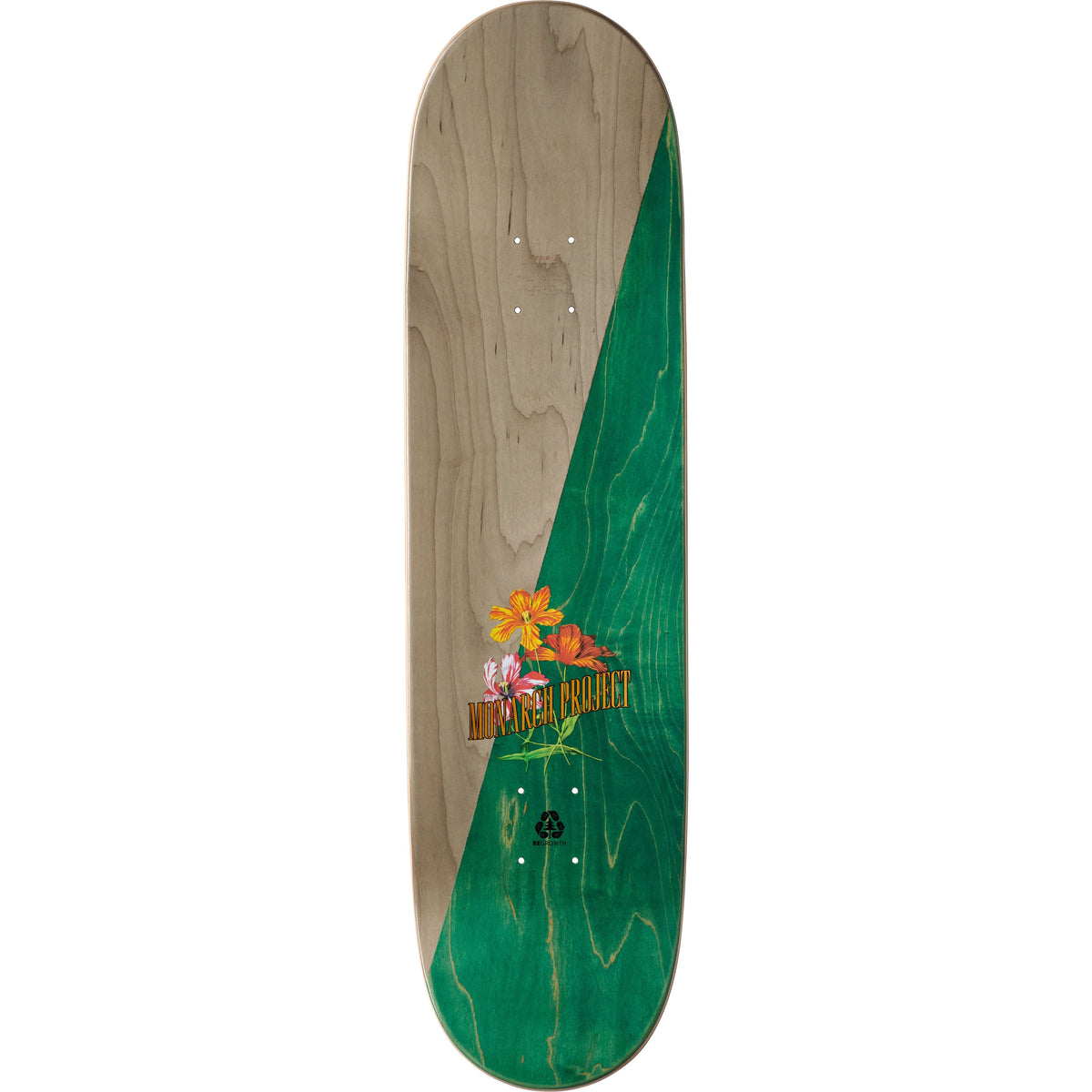 Monarch Project Decks Diego Split &quot;Botanic&quot; R7 8.5 Skateboard Deck