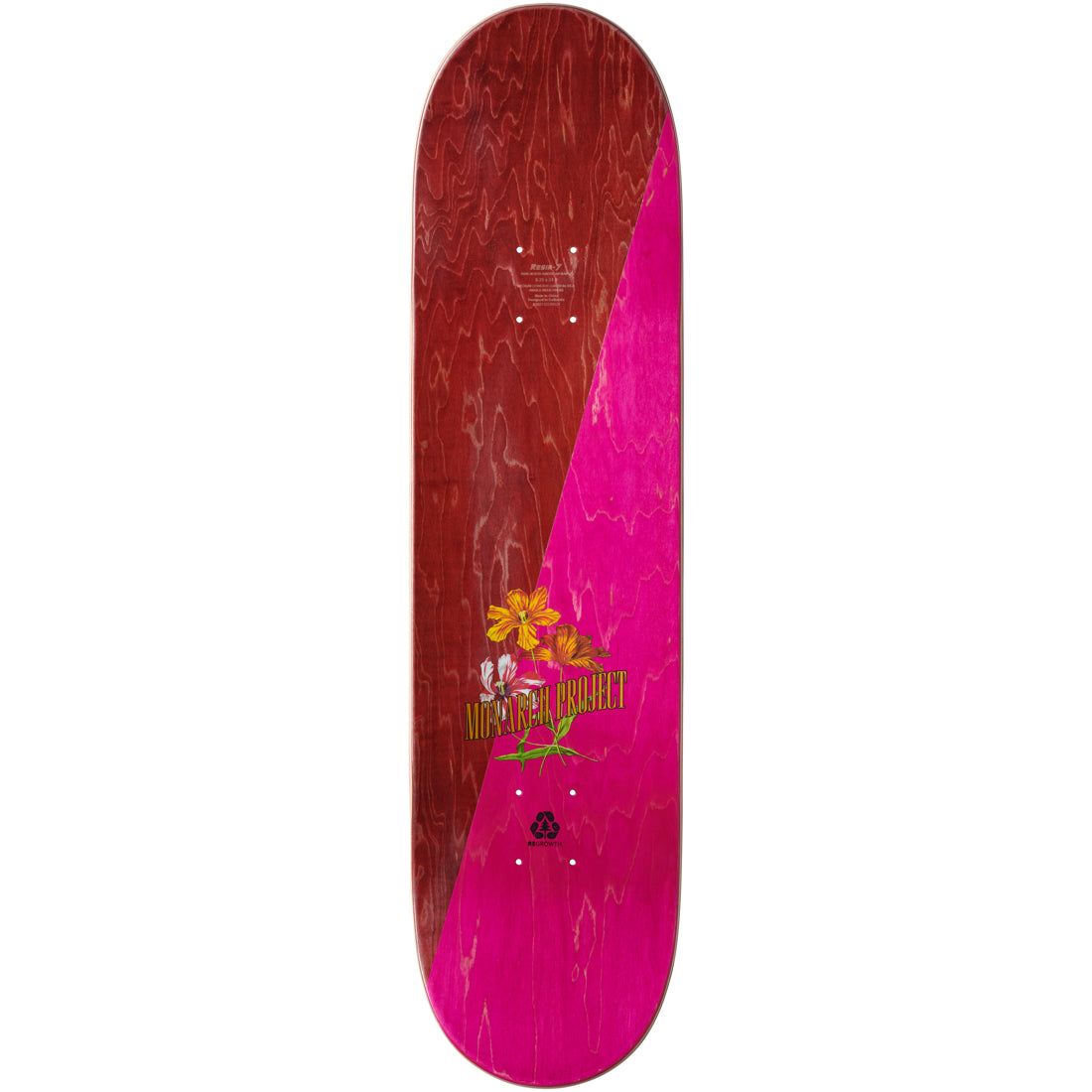 Monarch Project Decks Leticia &quot;Botanic&quot; R7 8.25 Skateboard Deck