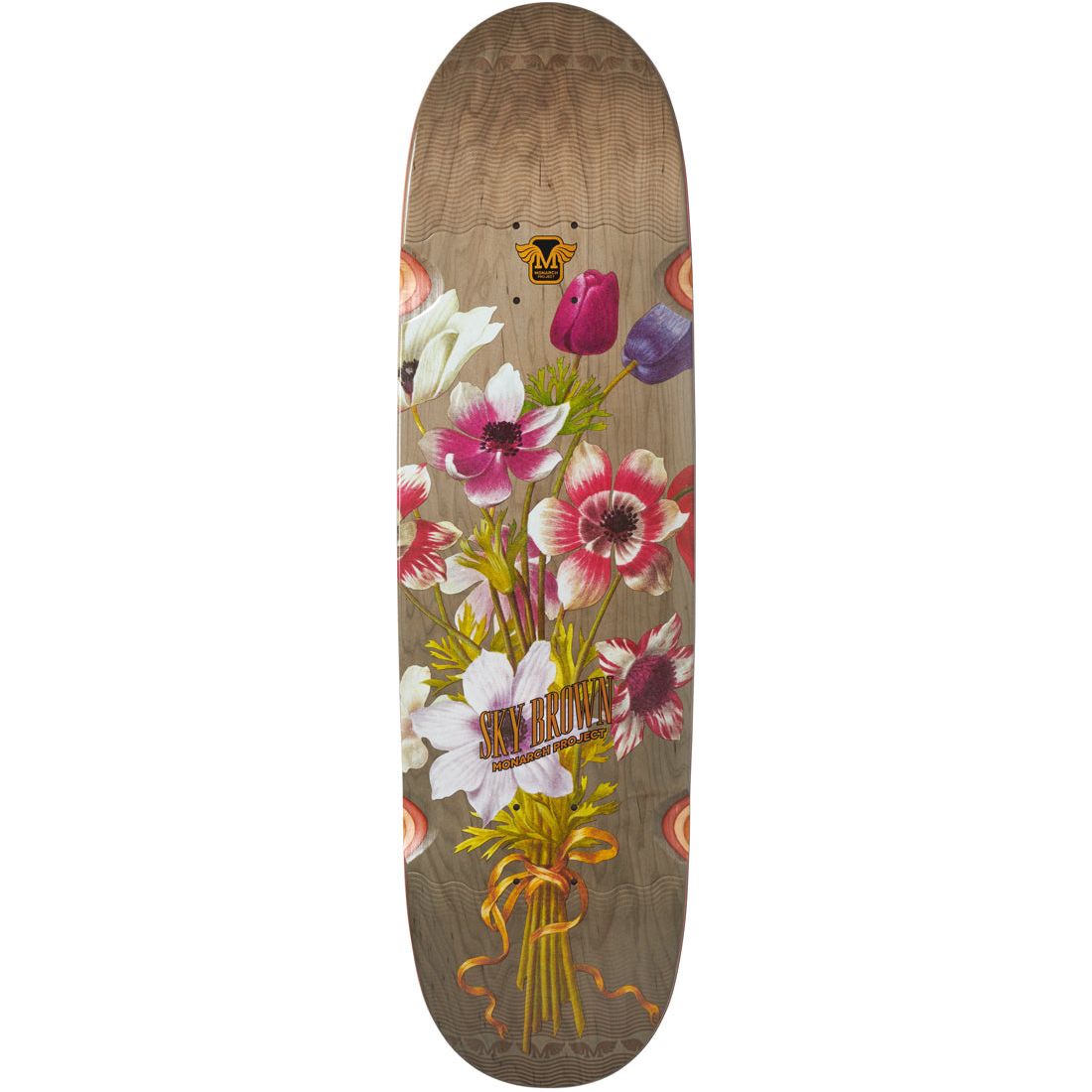 Monarch Project Decks Sky &quot;Botanic&quot; Rounded R7 8.5 Skateboard Deck