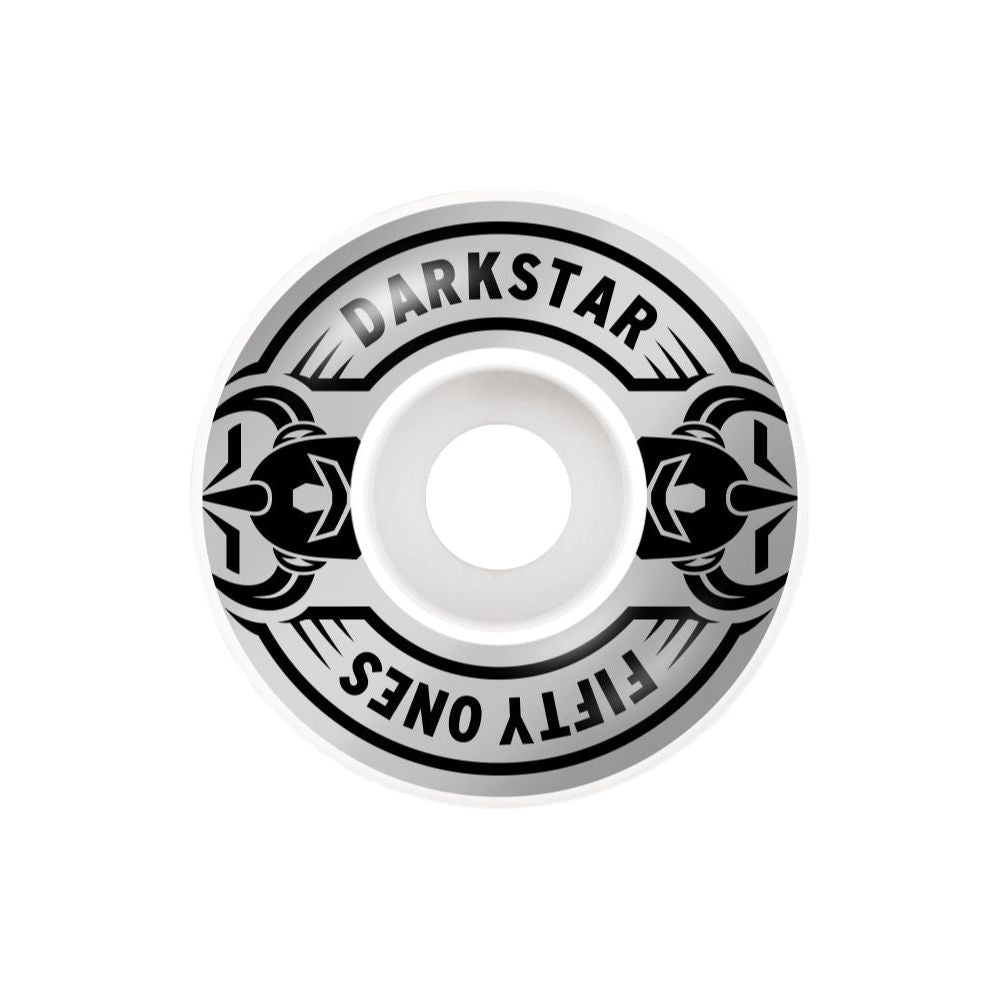 Darkstar Wheels Quarter Wheels Silver 51mm &amp; 53mm