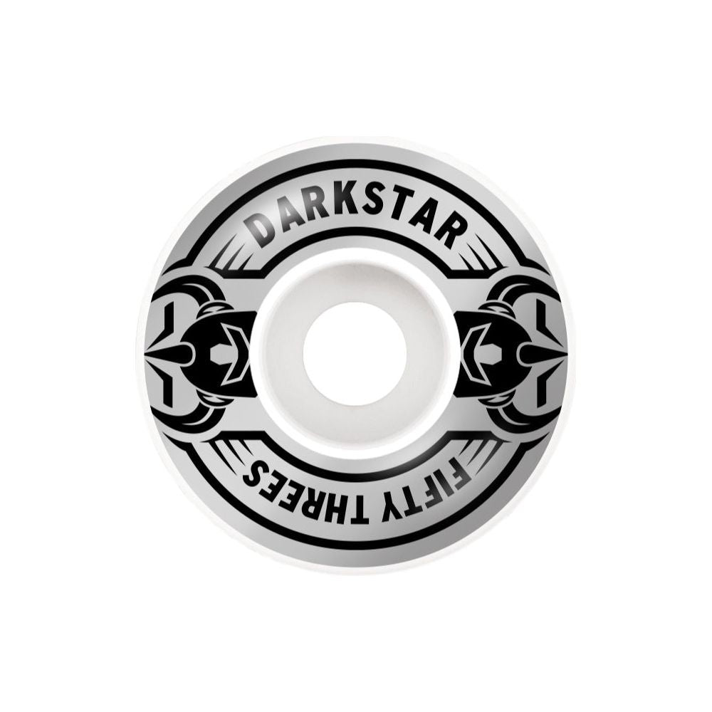 Darkstar Wheels Quarter Wheels Silver 51mm &amp; 53mm