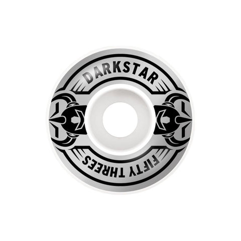 Darkstar Wheels Quarter Wheels Silver 51mm & 53mm