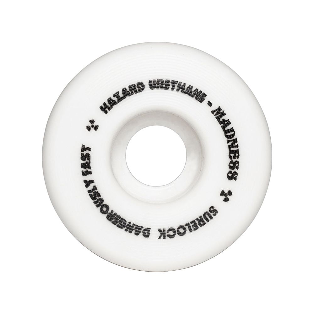 Hazard Wheels Hazard Sign Cp+: Conical Surelock White Wheels