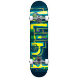 Blind Completes Logo Glitch First Push Green/Yellow 7.875 Skateboard Complete