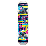 Blind Completes Logo Glitch Youth First Push 7.25 White Skateboard Complete
