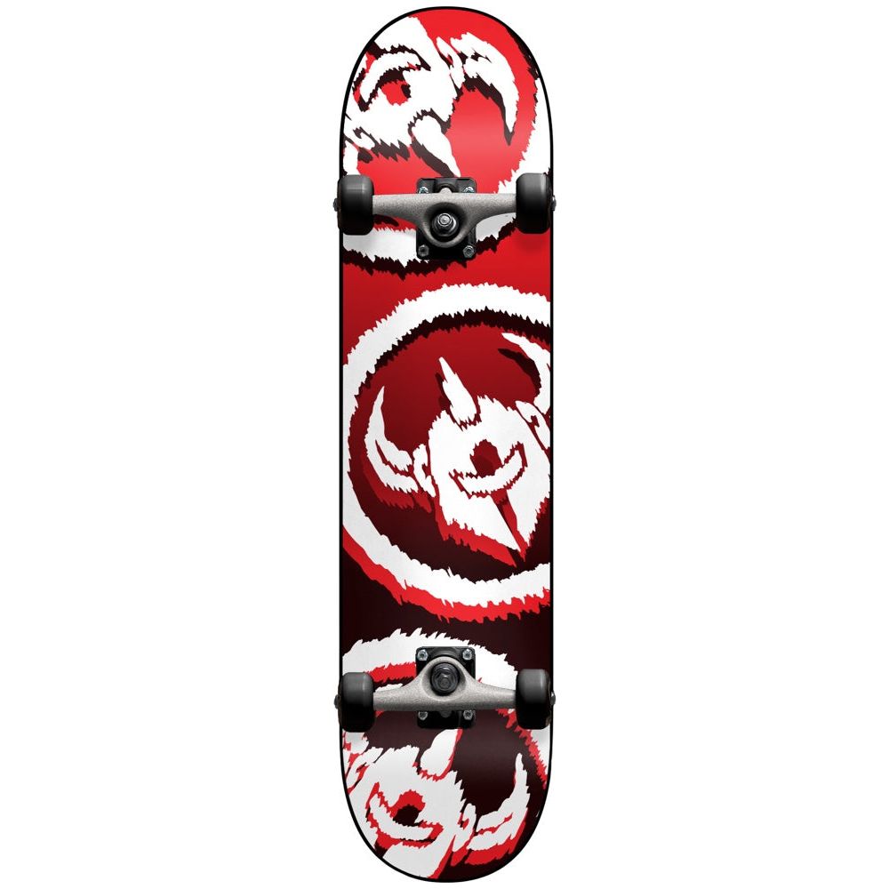 Darkstar Dissent First Push Part 7.5 Red Skateboard Complete