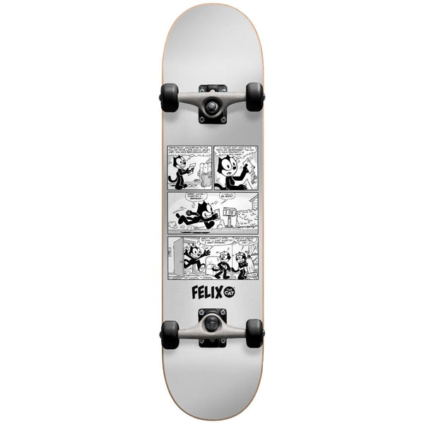 Darkstar  Felix News Silver 7.875 First Push Complete Skateboard