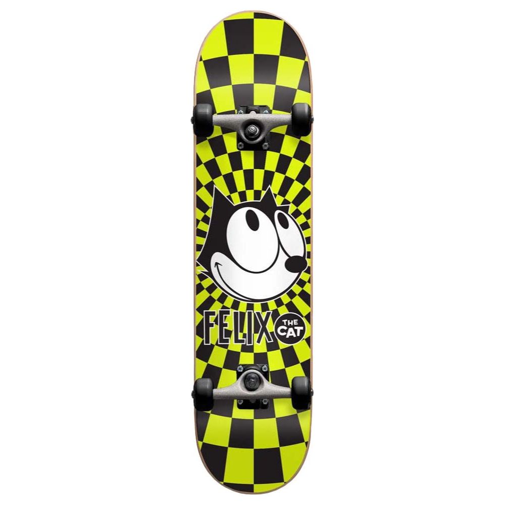 Darkstar  Felix Radiate Youth Black/Yellow 7.375 First Push Complete Skateboard