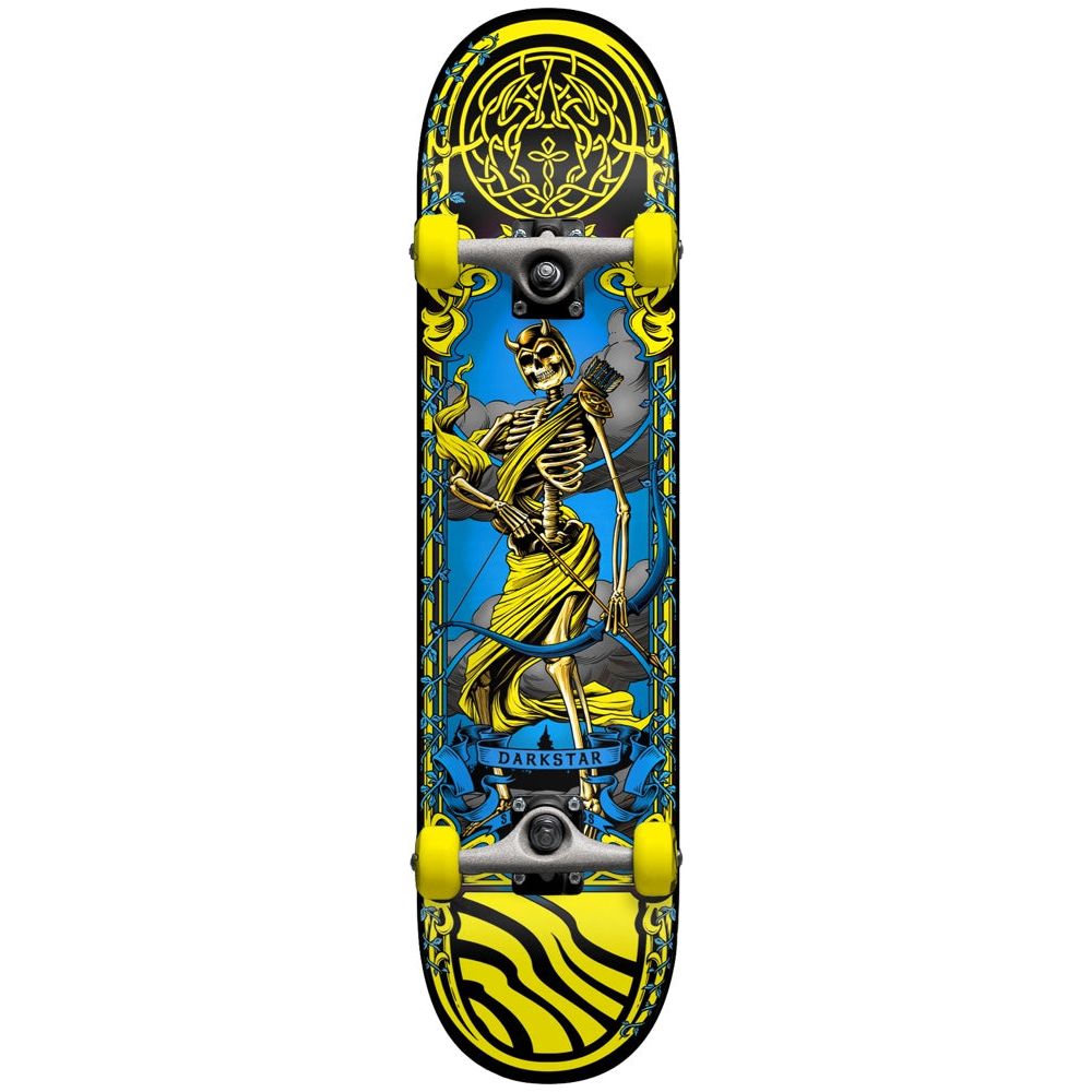 Darkstar Completes  Arrow Yellow 7.5 First Push Complete Skateboard