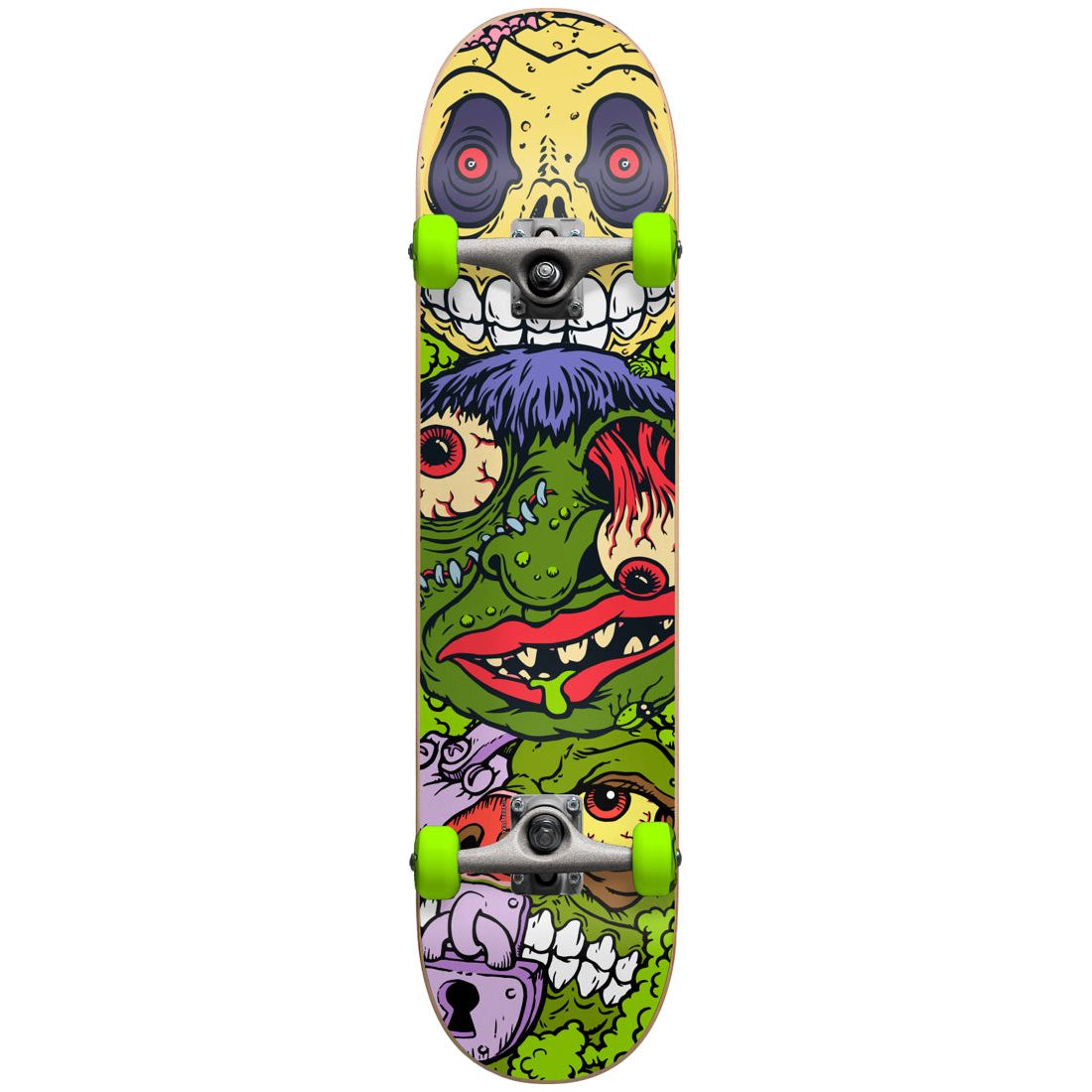 Darkstar Madballs Mindmelt Yth FP 7.375 Skateboard Complete