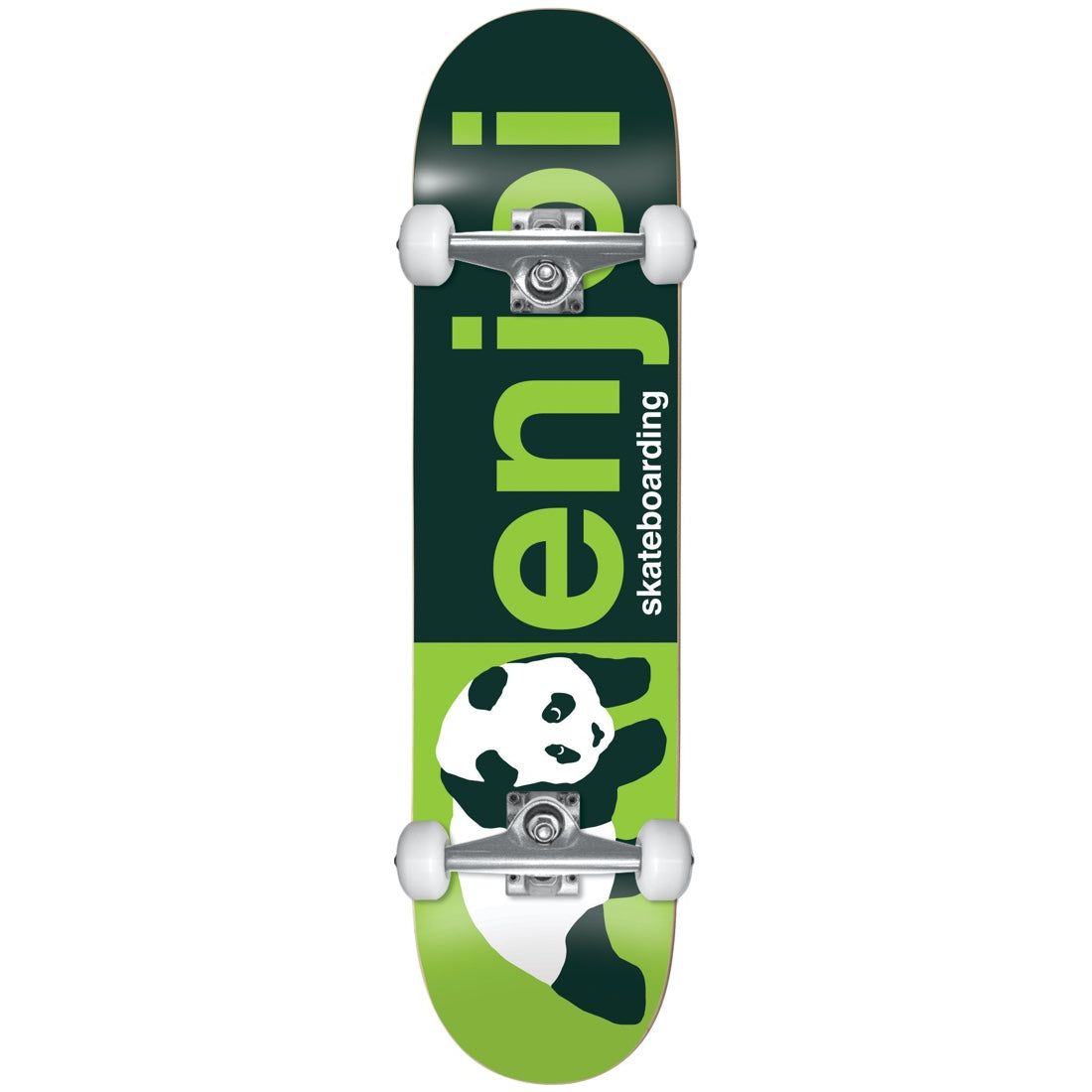 enjoi Completes Half And Half First Push Green 8 Skateboard Complete