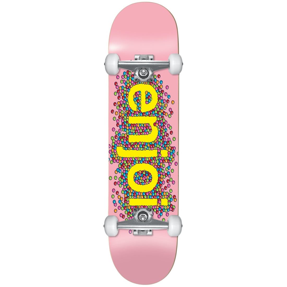 Enjoi Candy Coated First Push PINK 8.25 Skateboard Complete