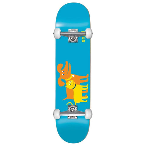 enjoi Completes Cat & Dog Youth First Push Blue 7.0 Complete Skateboard Mini