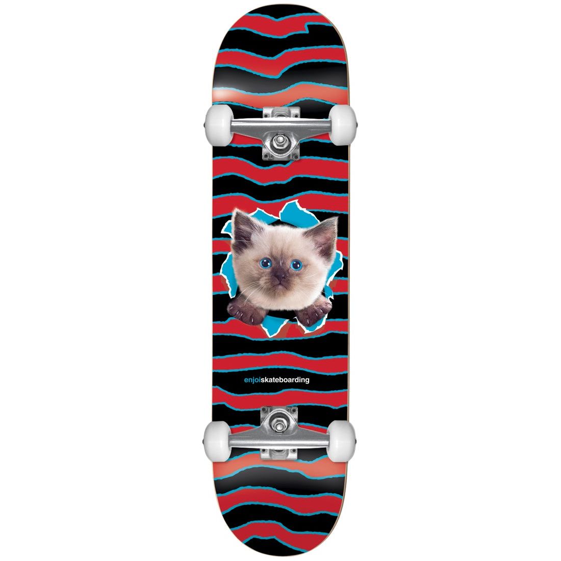 enjoi Completes Kitten Ripper Yth First Push 7.375 Skateboard Complete