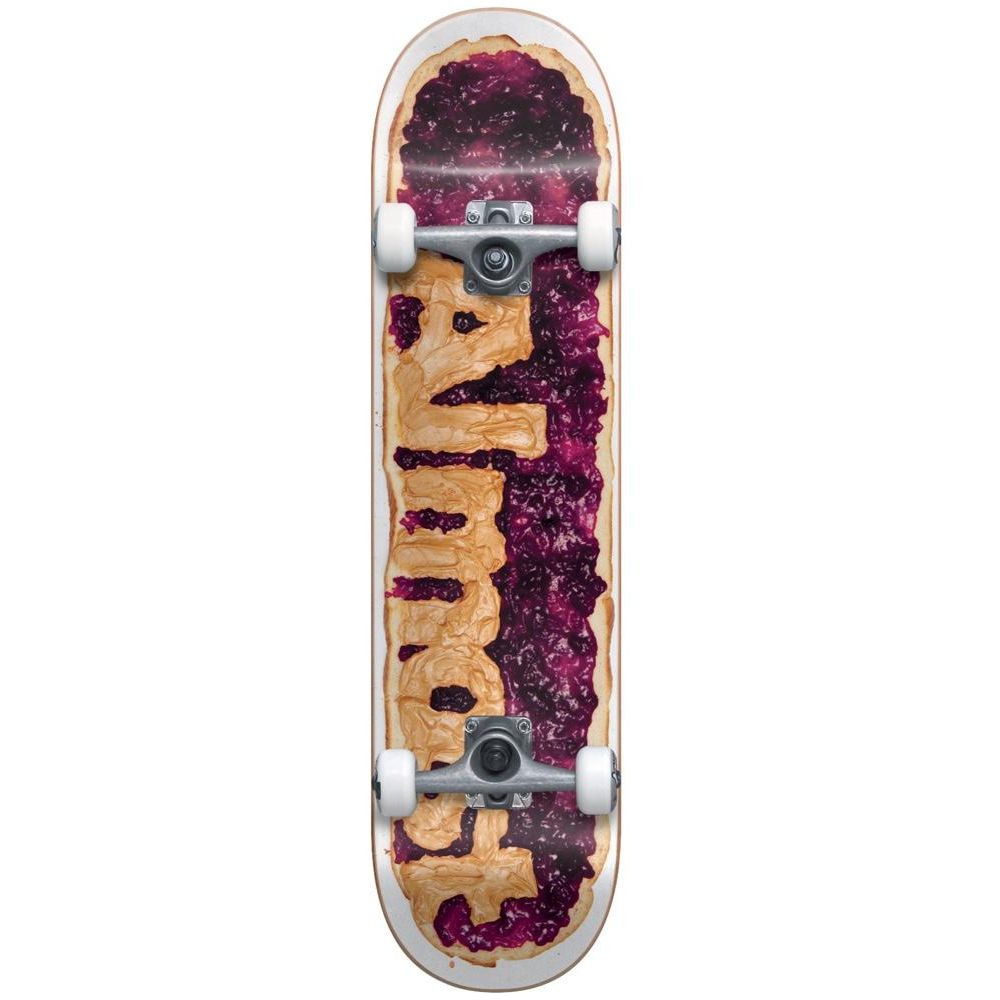 Almost Completes Pb&amp;J Youth Grape First Push 7.25 Complete Skateboard