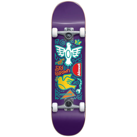 Almost Completes Skateistan Sky Doodle First Push Purple 7.875 Complete Skateboard