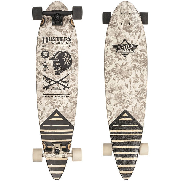 Dusters Moto Grave Off White 37" Longboard Skateboard