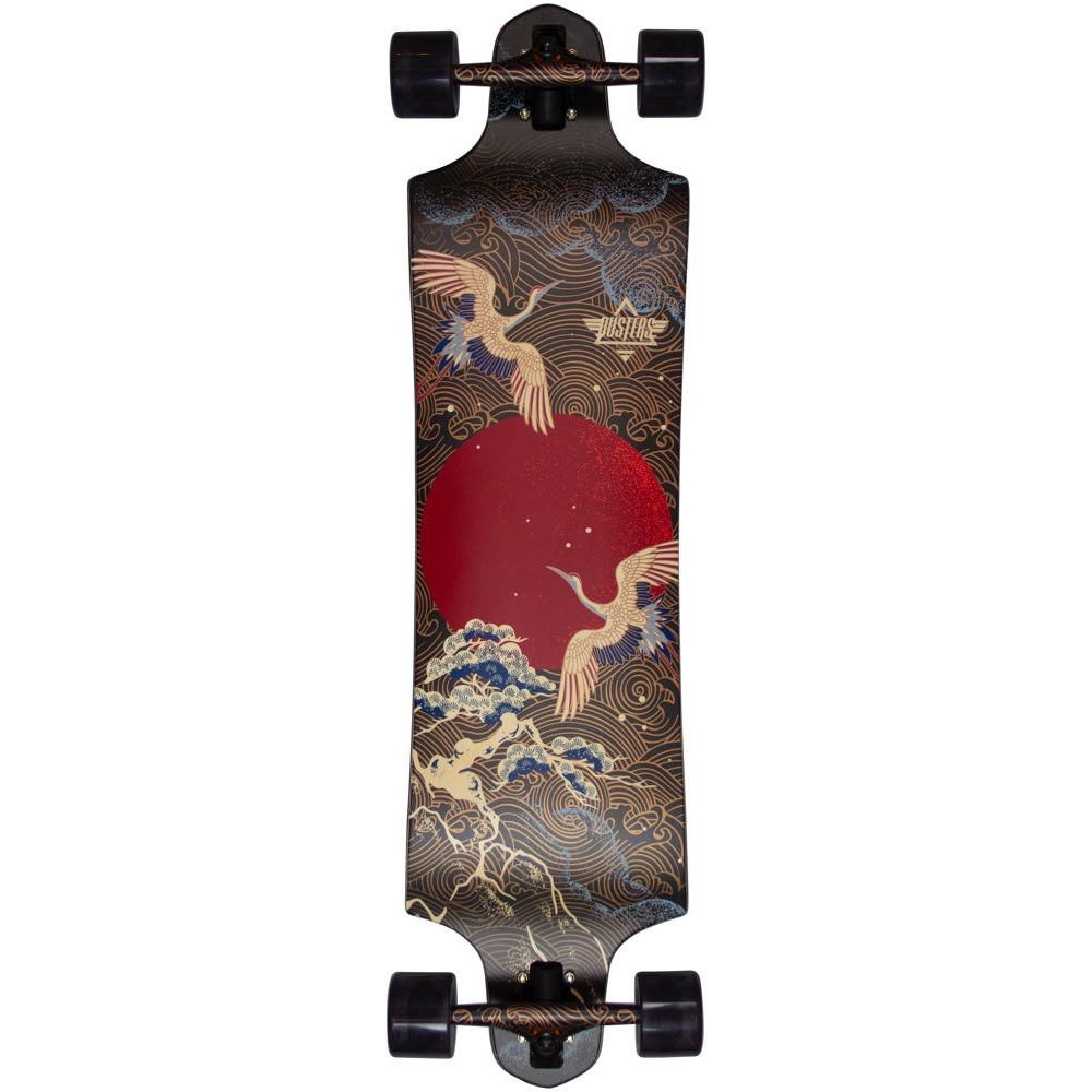 Dusters California Nippon Longboard 38&quot; Multi Longboard Skateboard