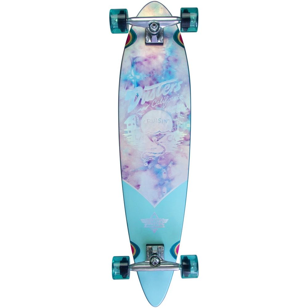 Dusters California Cruisin Chrome 37&quot; Longboard Skateboard