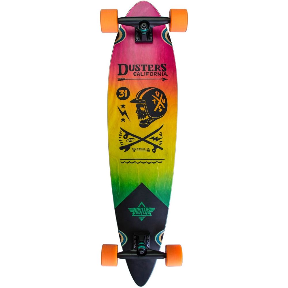 Dusters California Moto Fades 37&quot; Longboard Skateboard