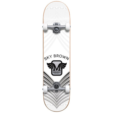 Monarch Project Completes Sky Horus 7.75 Silver Complete Skateboard