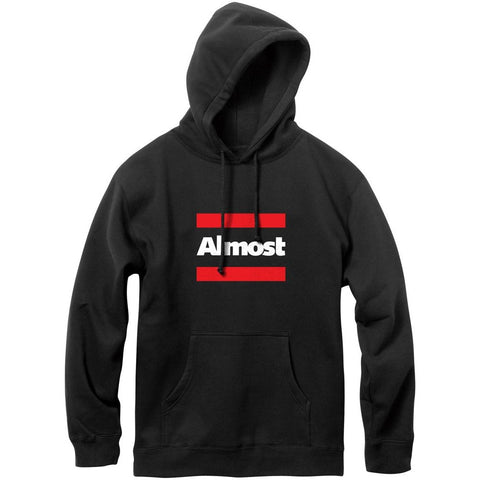 Almost Apparel Double Bar Pullover Hooded Sweatshirt