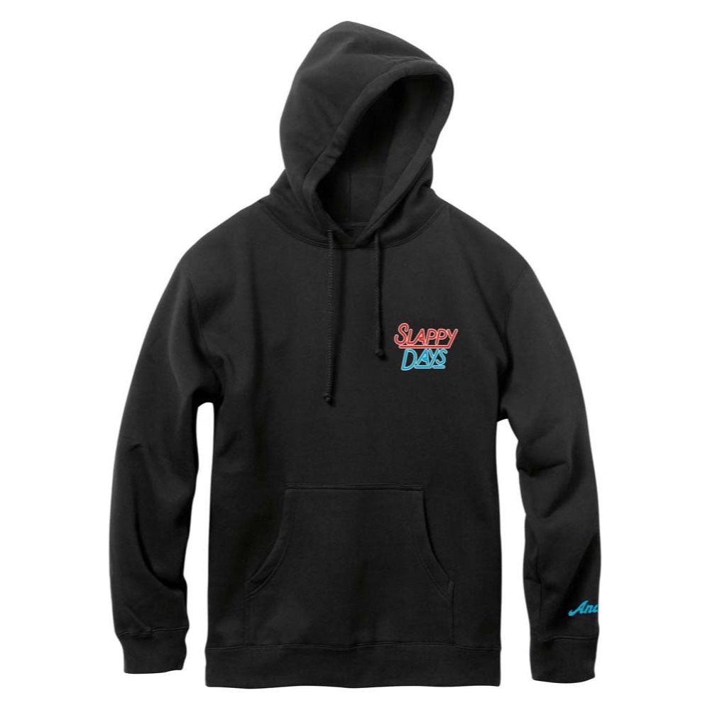 Andale Slappy Days Black Pullover Hooded Sweatshirt