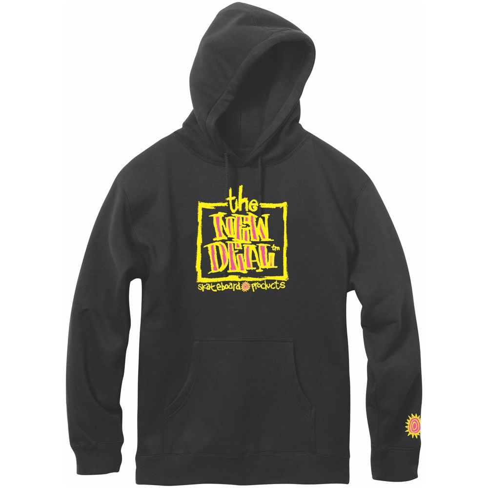 New Deal Apparel Original Napkin Logo Pullover Hoody Hood