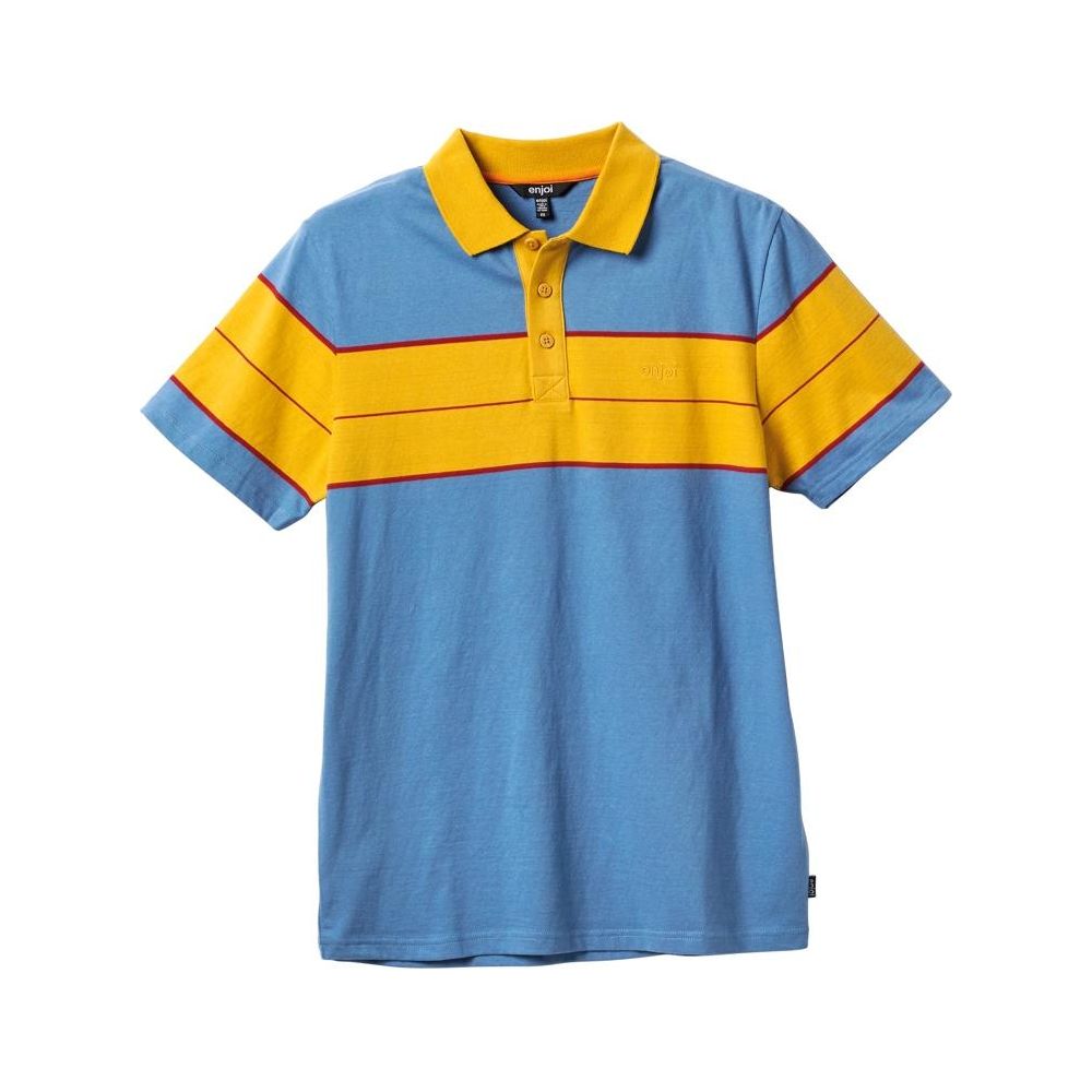 enjoi Apparel Station Slate Blue Polo Shirt