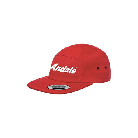 Andale Hats Imprint Five Panel Red Cap