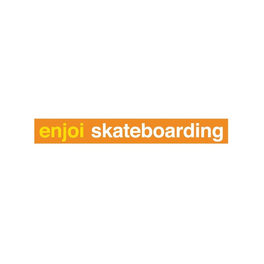 enjoi Stickers Skateboarding Orange Sticker 10 Pk