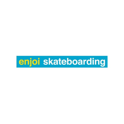 enjoi Stickers Skateboarding Blue Sticker 10 Pk