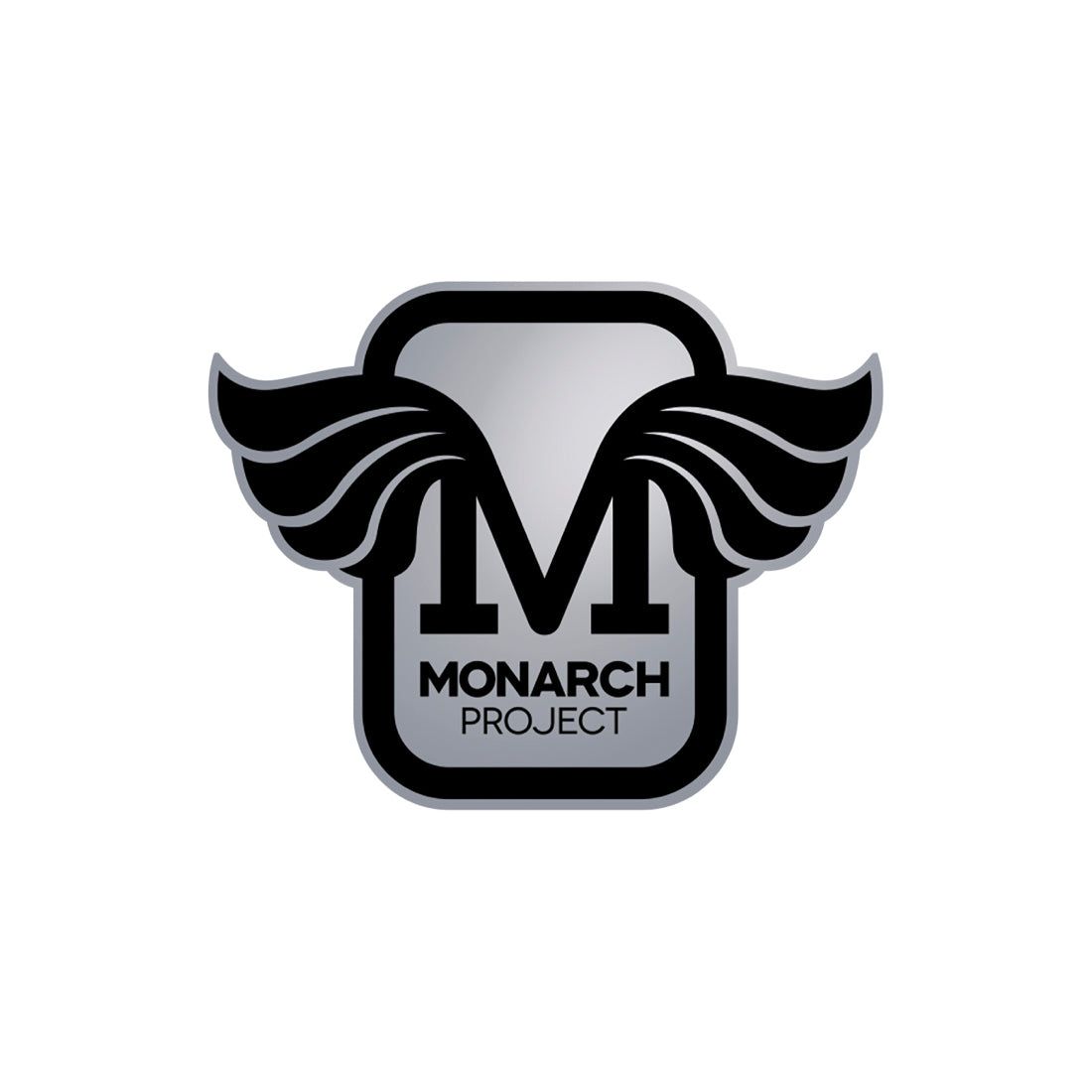 Monarch Project Stickers &quot;Horus&quot; Medium Sticker 10 Pk Metallic Silver/Black