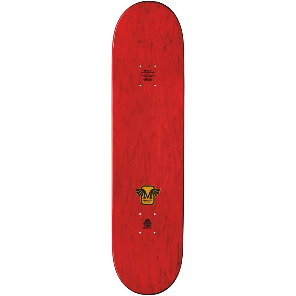 Monarch Project Decks Bufoni &quot;Horus&quot; Orange R7 8.375 Skateboard Deck