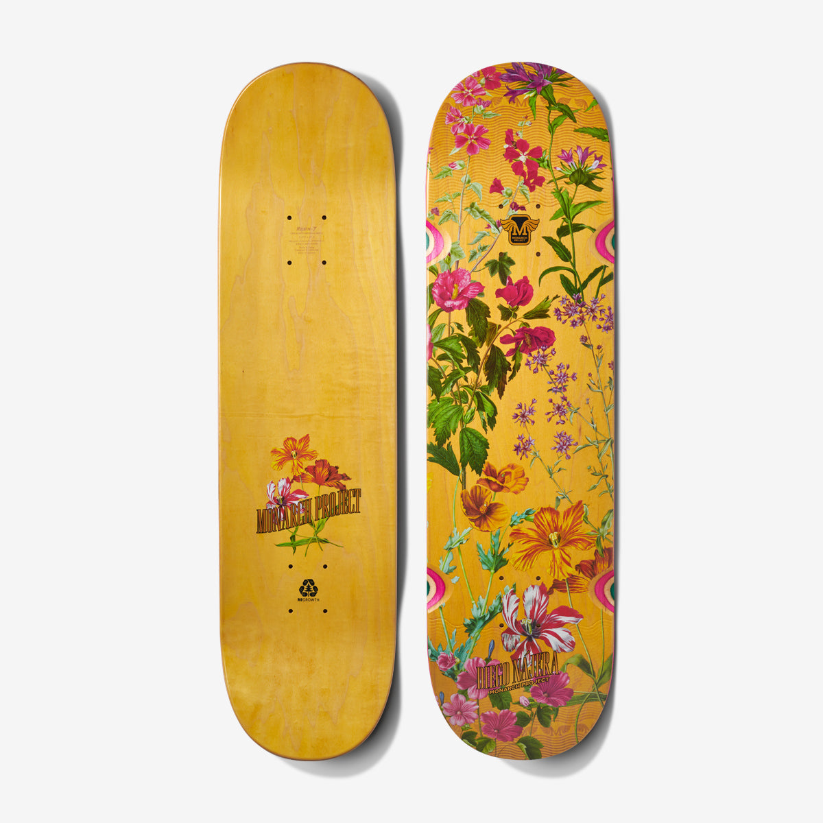 Monarch Project Decks Diego &quot;Botanic&quot; R7 8.375 Skateboard Deck