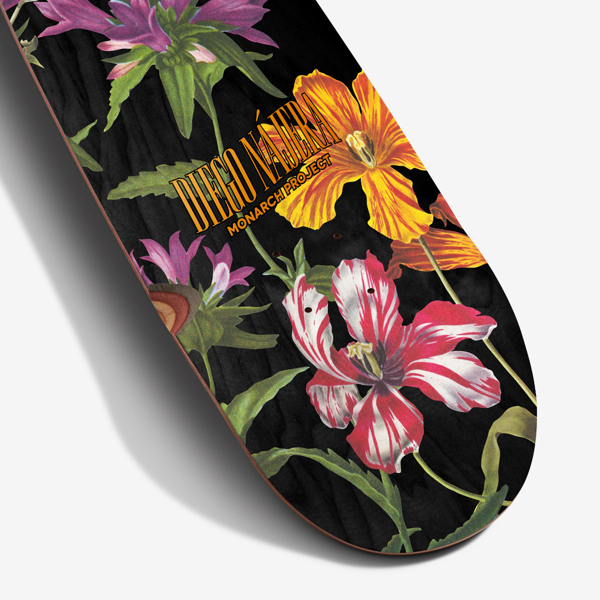 Monarch Project Decks Diego &quot;Botanic&quot; 90S Shape R7 8.375 Skateboard Deck