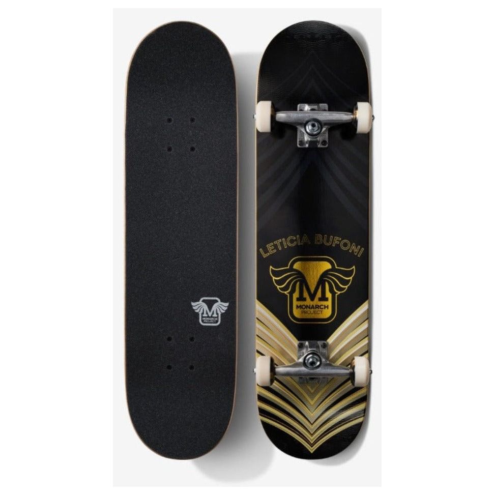 Monarch Project Completes Leticia &quot;Horus&quot; Black Premium 8.0 Skateboard Complete