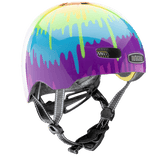 Nutcase Tie Dye Gloss Baby Nutty Infant helmet with industry leading safety feature MIPS, protective Crumple Zone EPS foam, Lightweight polycarbonate outer shell, Magnetic closure for one handed snap and go buckle, Simple dial adjustable fit system for individualized fit and comfort, and certified