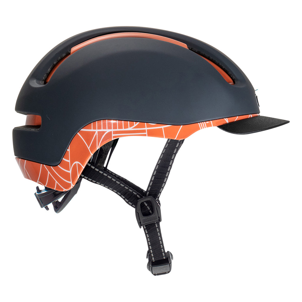 Nutcase Helmet Bahous Red W/ Mips (Vio Adventure)