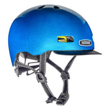 Nutcase Street Collection Brittany Gloss Adult helmet with industry leading safety feature MIPS, reflective print, magnetic buckle for easy on and off, Internal heat sealed pads to provide comfort, dial adjustable fit system for individualized fit and comfort, and removable visor