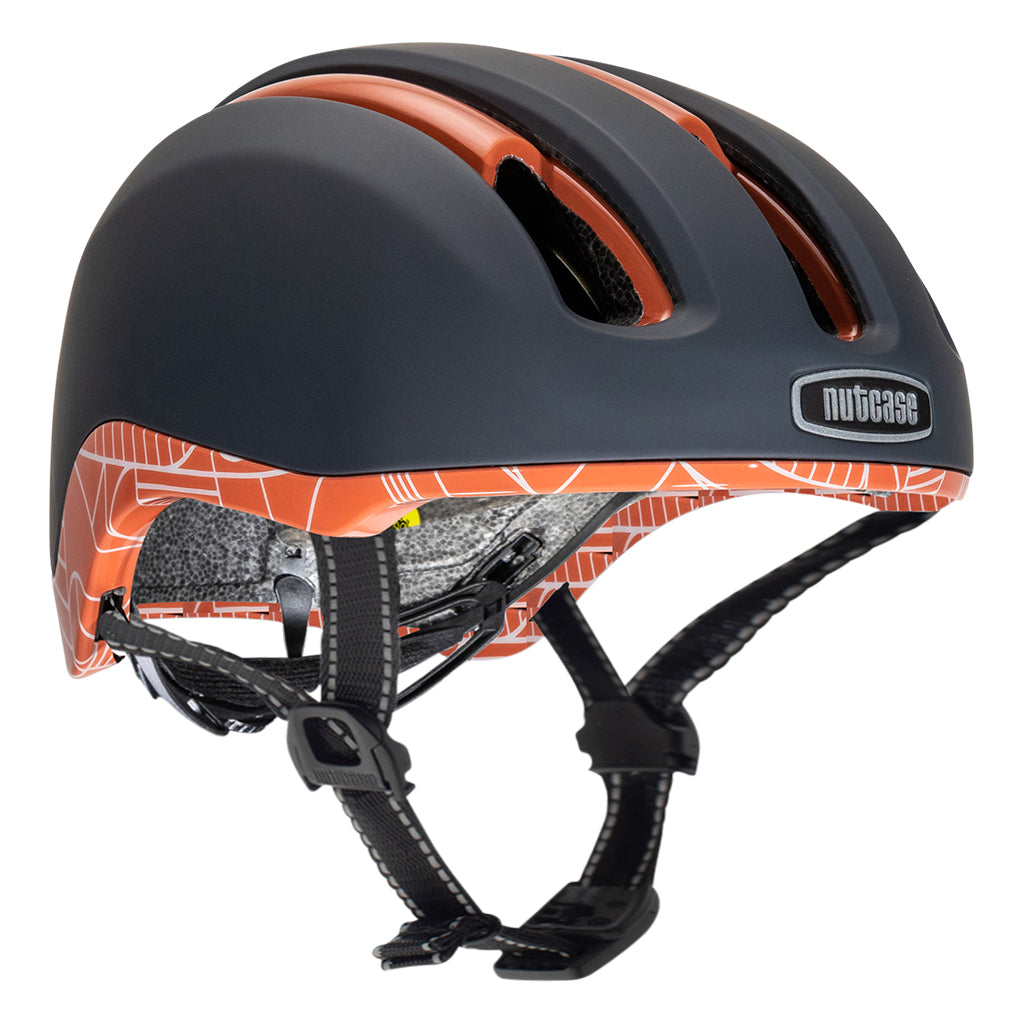 Nutcase Helmet Bahous Red W/ Mips (Vio Adventure)