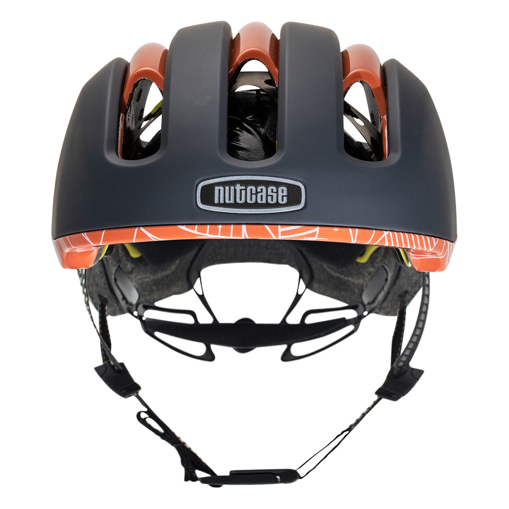 Nutcase Helmet Bahous Red W/ Mips (Vio Adventure)