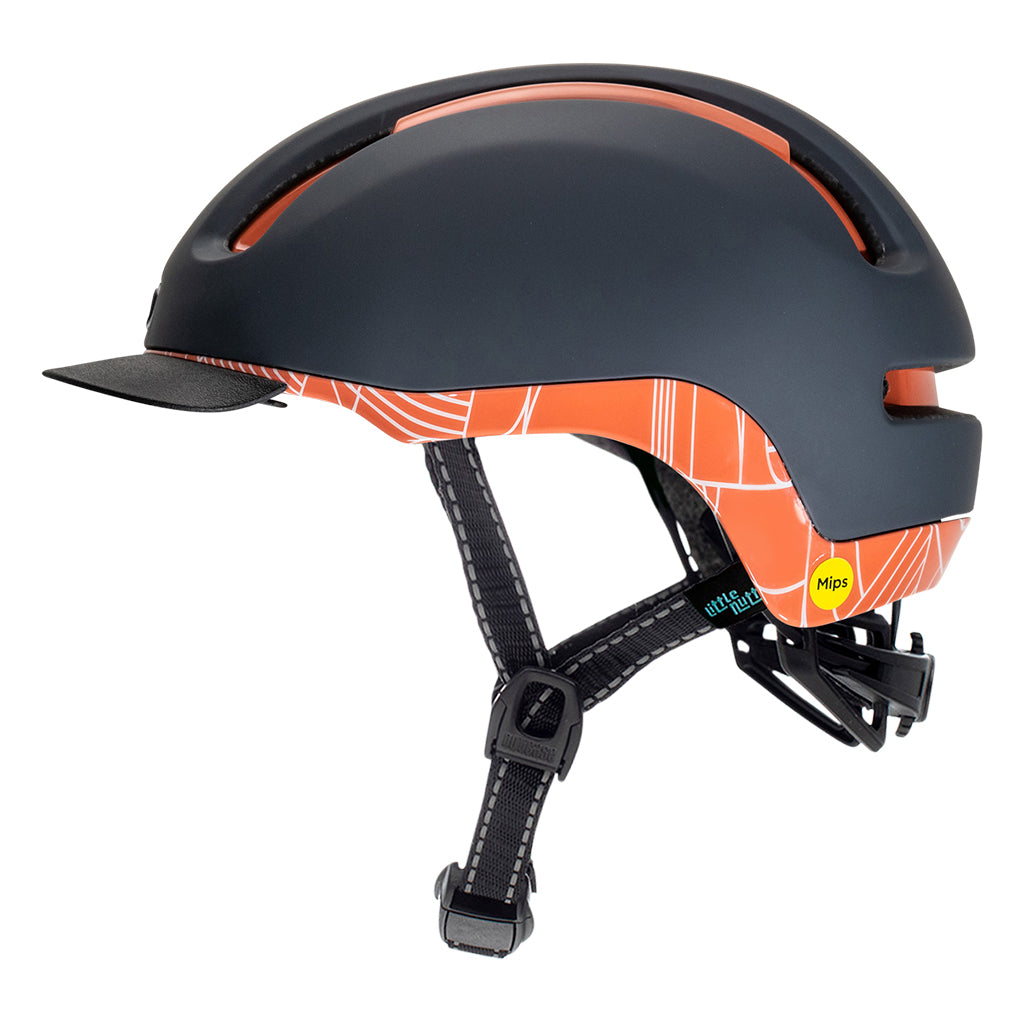 Nutcase Helmet Bahous Red W/ Mips (Vio Adventure)