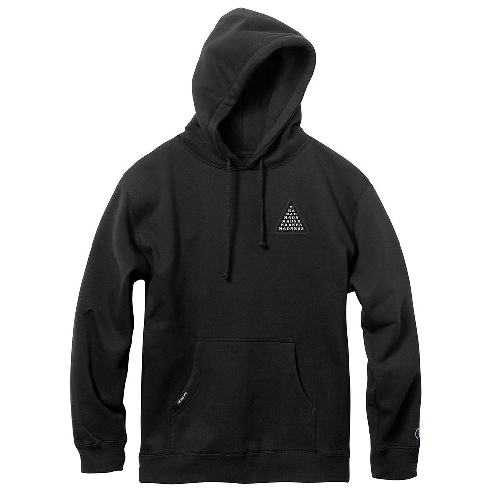 Madness Apparel Pyramid Black Pullover Hoodie